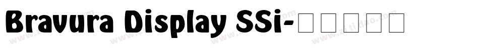 Bravura Display SSi字体转换
